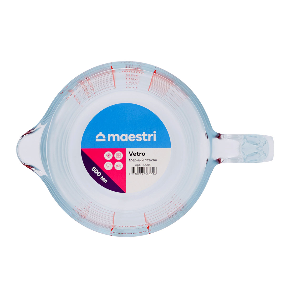 Мерный стакан Maestri Vetro 80061