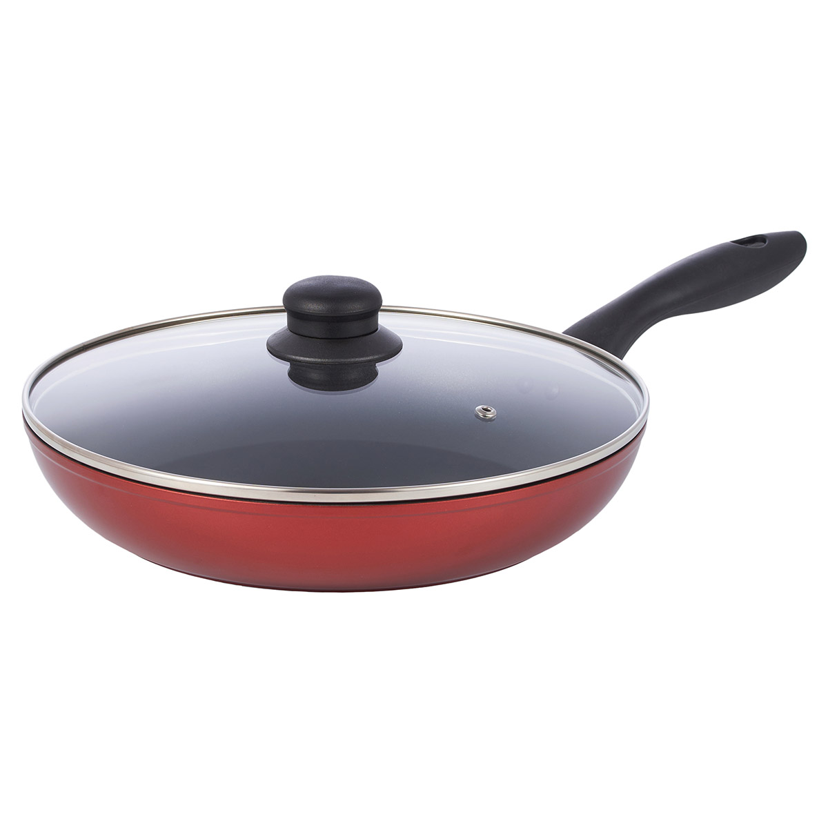 Сковорода антипригарная с крышкой Maestri Irise 80016 28 см